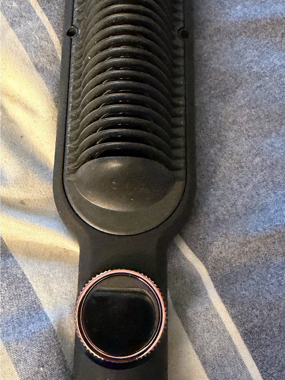 L’ange Smooth-it 2-in-1 Straightening Black Hot Brush/Comb - Used Once - No Box - Picture 3 of 3